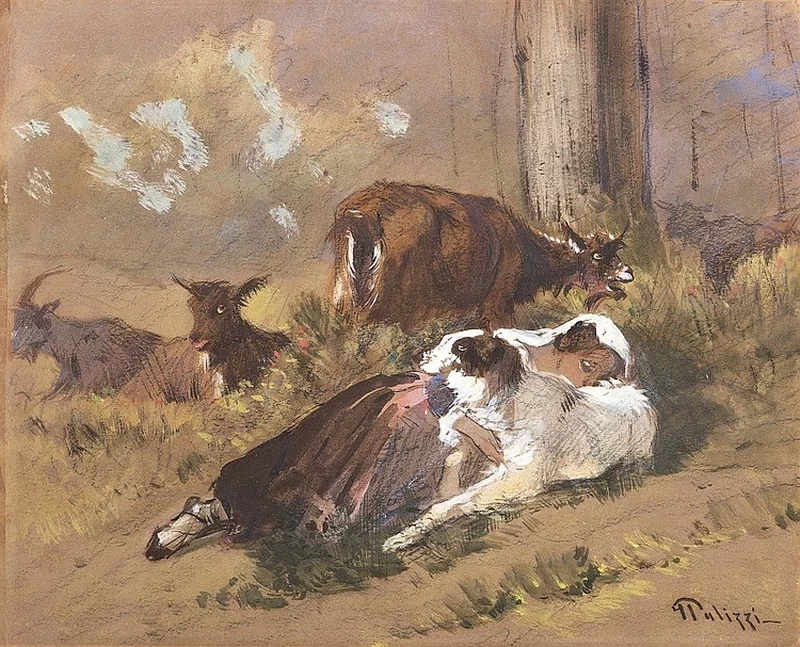 Il riposo durante il pascolo